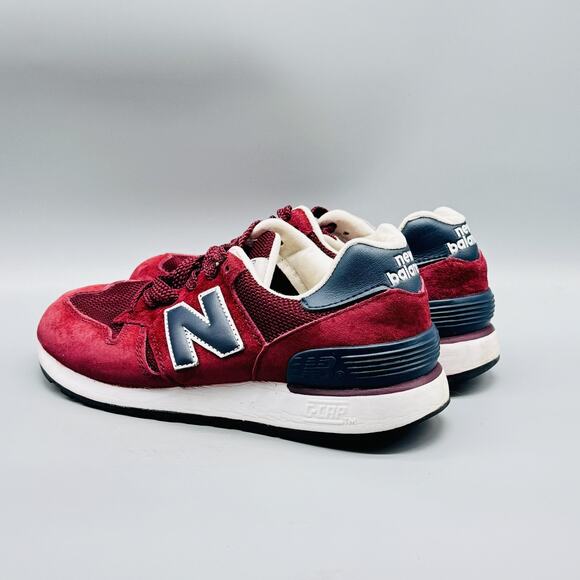 New Balance Shoes Womens 6.5 Burgundy Suede 670 Running Low Top Made UK Sneakers - Picture 4 of 9